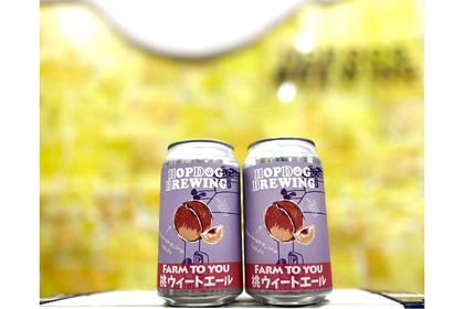クラフトビール「桃ウィートエール」！鹿角産・横手産の2種が発売 画像