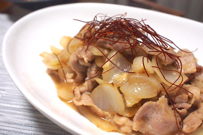 マイルドで濃厚な味わいの生姜焼きおつまみ「豚の生姜マヨ焼き」 画像