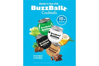 アメリカのカラフルでポップなオリジナルカクテル「BuzzBallz」販売開始！ 画像