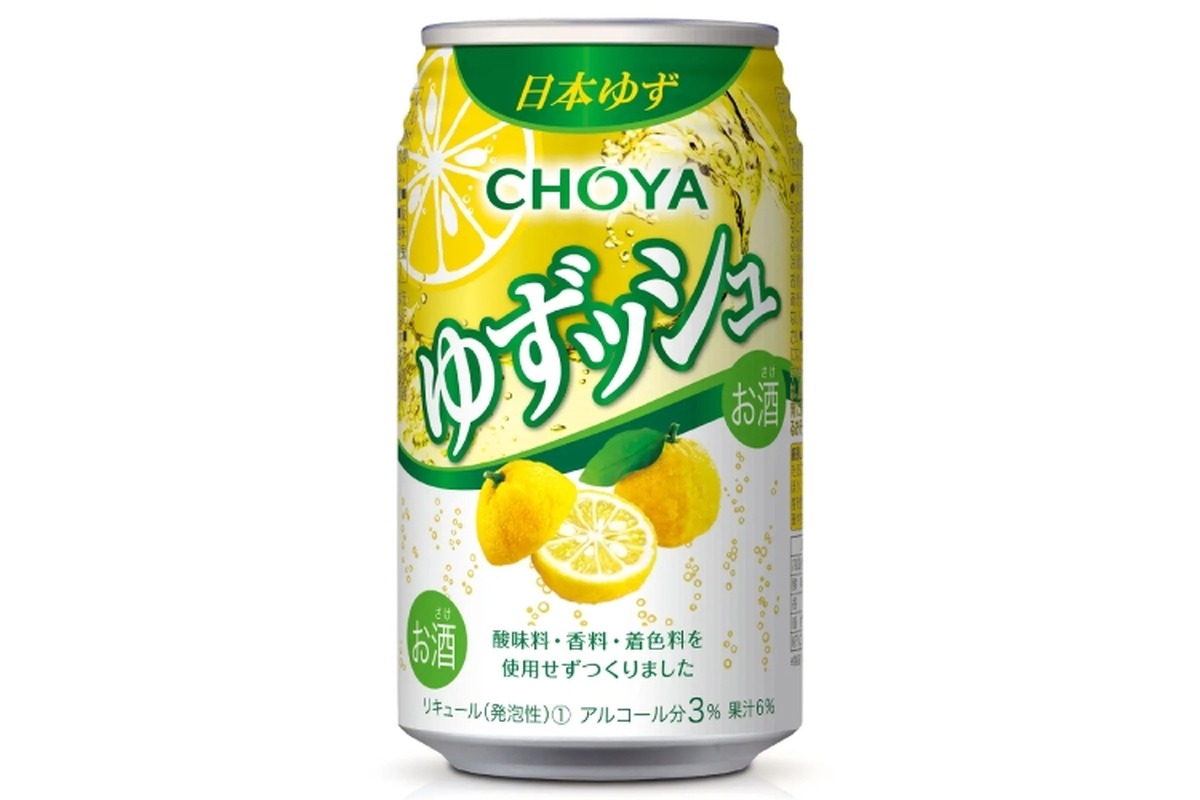 人気の「チョーヤ ゆずッシュ」に新レギュラーサイズ350ml缶が登場！