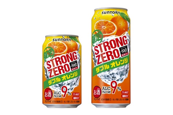 人気フレーバー「－196 ストロングゼロ〈ダブルオレンジ〉」発売