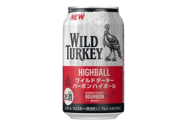 缶入りハイボール「ワイルドターキー バーボンハイボール 350ml」発売