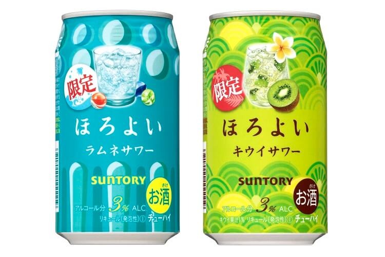パッケージデザインは和風の夏限定テイスト♪サントリーチューハイ