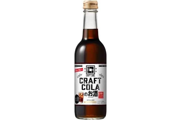 炭酸水で割るだけ！「CRAFT LABEL クラフトコーラのお酒