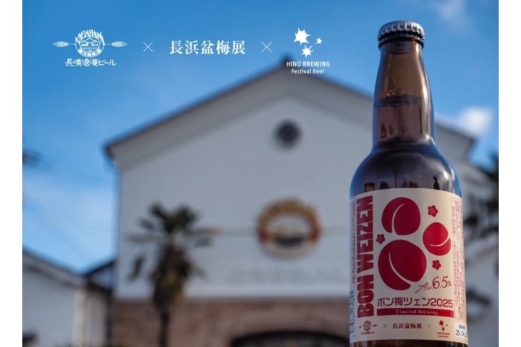 これは新感覚！“梅”を使ったクラフトビールが気になる！】長浜盆梅展に