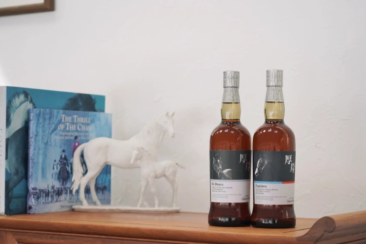 厚岸ウイスキー ノーザンホースパーク イクイノックスデザインボトル