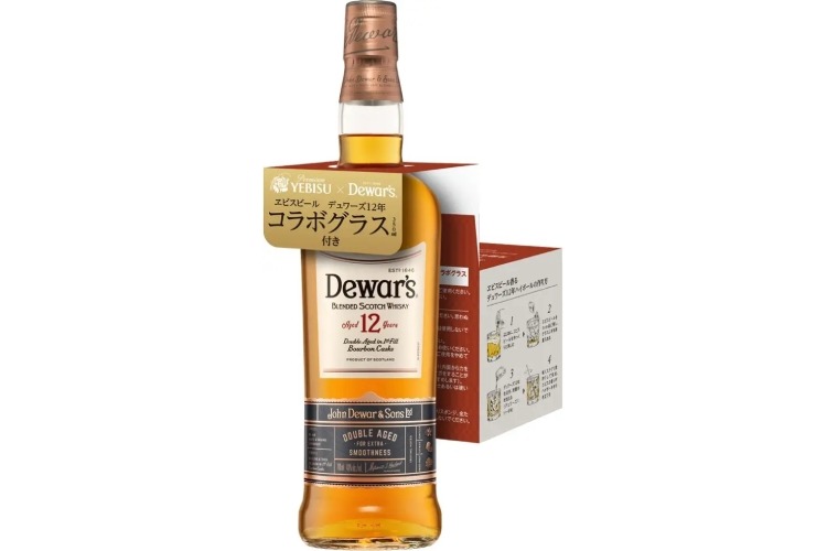 デュワーズ 12年 ヱビスコラボグラス 付き 700mlX3個 新品未使用品 デュワーズ 12年 ヱビスコラボグラス 付き 700mlX3個 新品未使用品