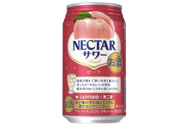 「サッポロ ネクターピーチ」がリニューアル！より濃厚な桃の味わいに