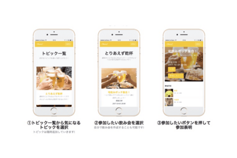 オンライン上で、いつでもどこでも世界中の人と飲み会ができるアプリ「Cheers!」がすごい！