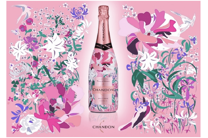 お花見にぴったり！華やかなボトルの「シャンドン ロゼ」が数量限定で発売