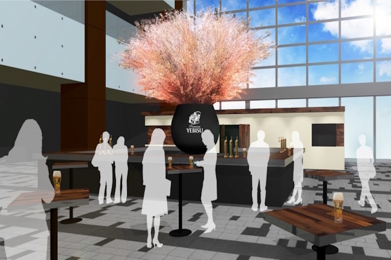 一足先に贅沢なプレミアムお花見!「桜と、ヱビスと。YEBISU premium lounge」開催