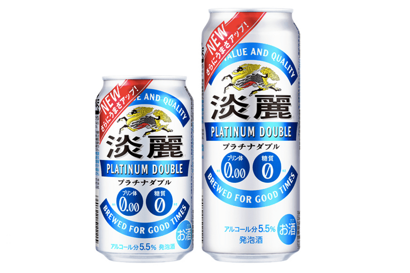 プリン体0×糖質0の「淡麗プラチナダブル」リニューアル！ビールらしさUP！