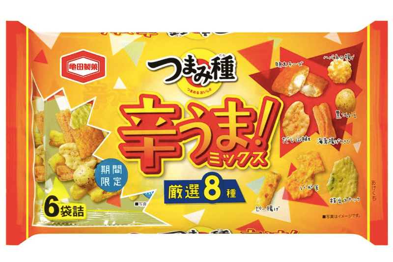 厳選8種の辛味×旨味「つまみ種 辛うまミックス」新発売！ビールと一緒に楽しまない？