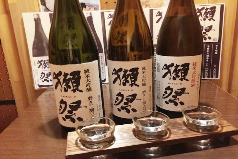 人気日本酒“獺祭”3種が飲み比べできる！「北の家族」で新メニュー発売開始