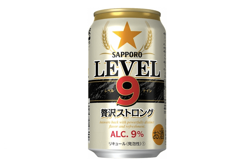 ビールを超えたビールテイスト飲料!?しっかり酔える「LEVEL9 贅沢ストロング」発売