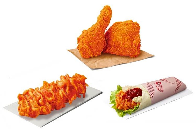 辛くて熱いチキンたち！体KFCの夏向け辛口チキンが登場