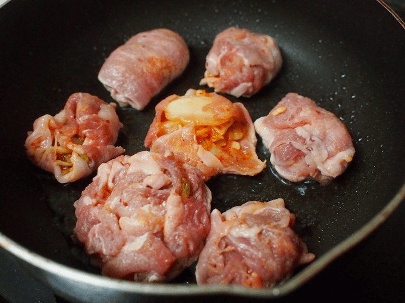 【レシピ】とろ～りチーズの幸せなお肉の塊「パクパク豚キムチ」