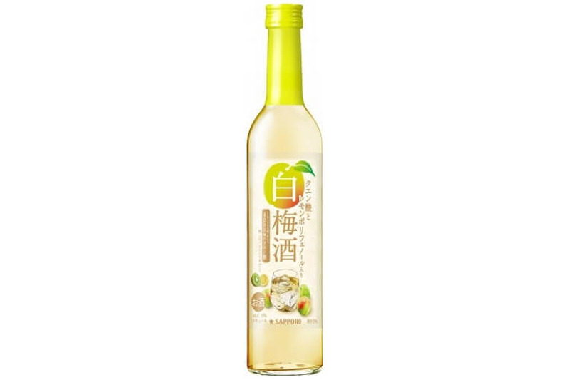 この酸っぱさがおいしい！「クエン酸とレモンポリフェノール入り白梅酒」発売