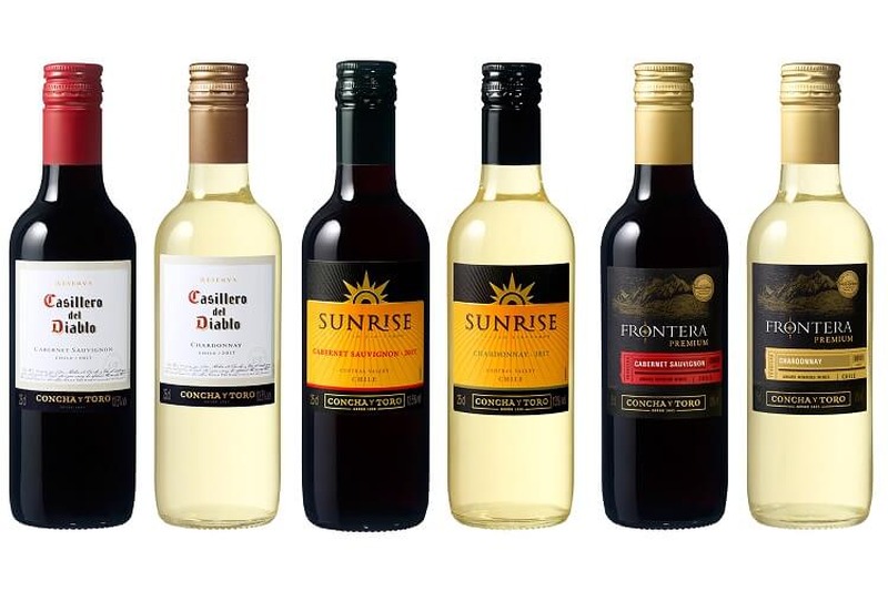 飲みきりサイズのワイン登場！コンチャ・イ・トロ社のワイン250ml飲みきりサイズ6種が新発売