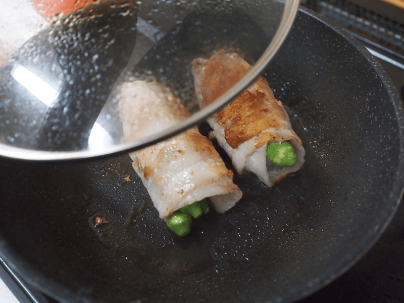 【レシピ】肉も野菜もバランスよく！見た目も華やか「オクラのお花巻き」