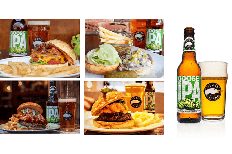 シカゴ発クラフトビール「GOOSE ISLAND」がグルメバーガー店とコラボ！ビールと相性抜群のオリジナルのバーガーを楽しもう！