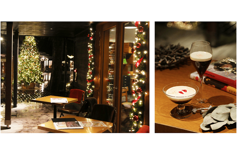 『丸山珈琲』ハルニレテラス店がクリスマスバー【Bar MARUYAMA 】に変貌！コーヒーを使用したクリスマス限定メニューも楽しめる！