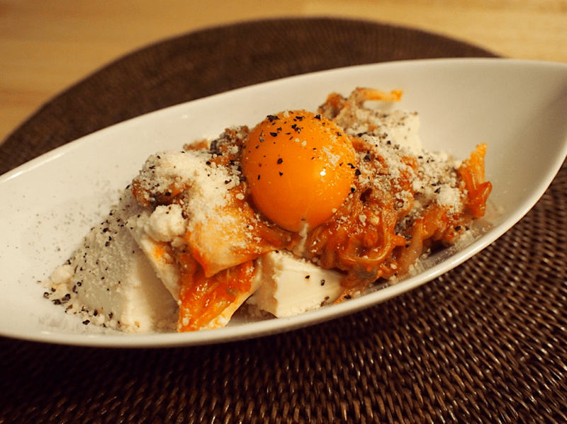 【レシピ】とろ～り卵黄が食欲をそそる「濃厚ぶっかけ豆腐」