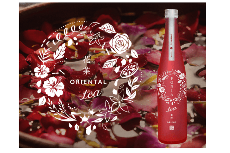 日本酒ファン必見！華やかなお花の香りと茶の苦みを感じる『茶が彩るSAKE~FONIA tea ORIENTAL~』新発売