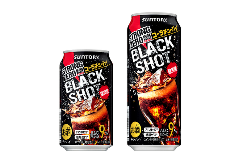 ガツンとくる強刺激のコーラ味！「－196 ストロングゼロ〈BLACK SHOT〉」期間限定新発売