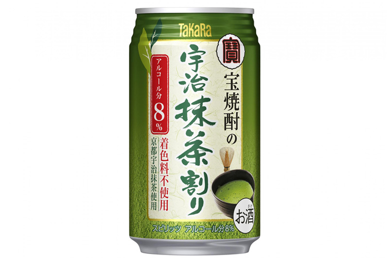 着色料不使用！「宝焼酎の宇治抹茶割り」全国新発売