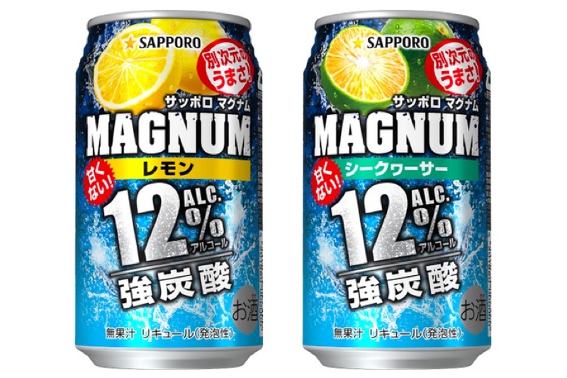 12%の衝撃を楽しめ！人気の「サッポロ マグナム」が通年発売決定