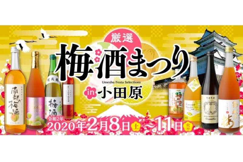 梅酒90種以上を飲み比べ！「厳選梅酒まつりin小田原」開催