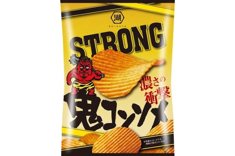 濃厚コンソメがお酒にあう！「ＫＯＩＫＥＹＡ ＳＴＲＯＮＧポテトチップス 鬼コンソメ」登場！