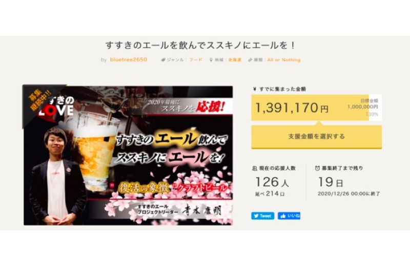 「すすきのにエールを♪クラフトビールですすきのを応援プロジェクト」開催！