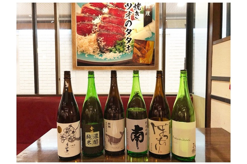 2月は特別に500円！四国の地酒6種を楽しめる「日本酒飲み放題」登場