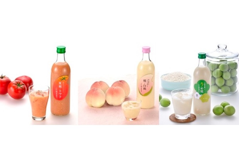 糀甘酒専門ブランドから「夏糀・トマト」「糀・白桃」「土用甘酒・うめ糀」販売！