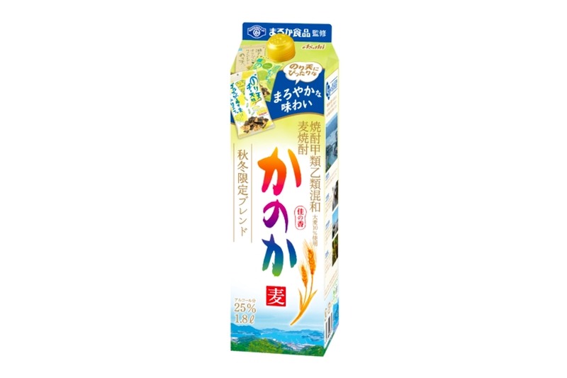 「のり天にぴったりな麦焼酎かのか 25度1.8L」が期間限定で発売！