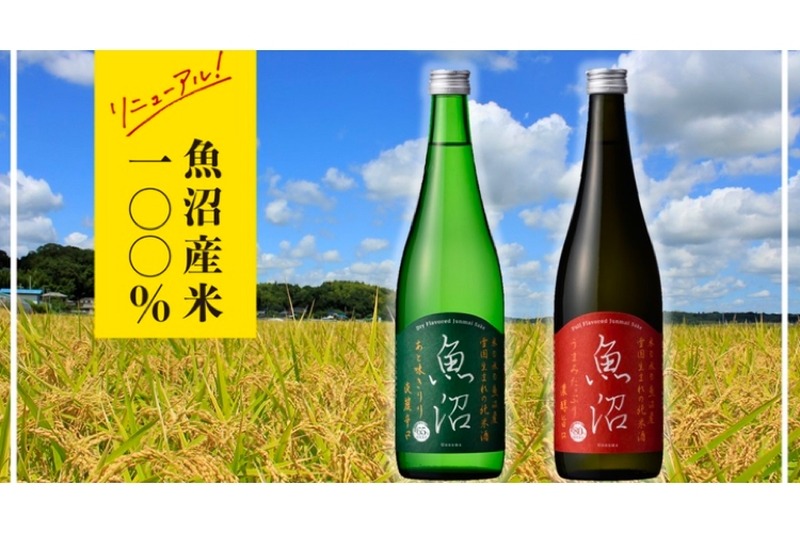 白瀧酒造が「魚沼シリーズ」のリニューアル出荷を開始！2種の純米酒登場