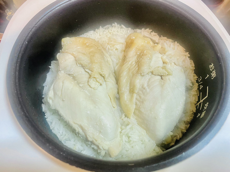【レシピ】おつまみ＆シメに！簡単「炊飯器カオマンガイ」