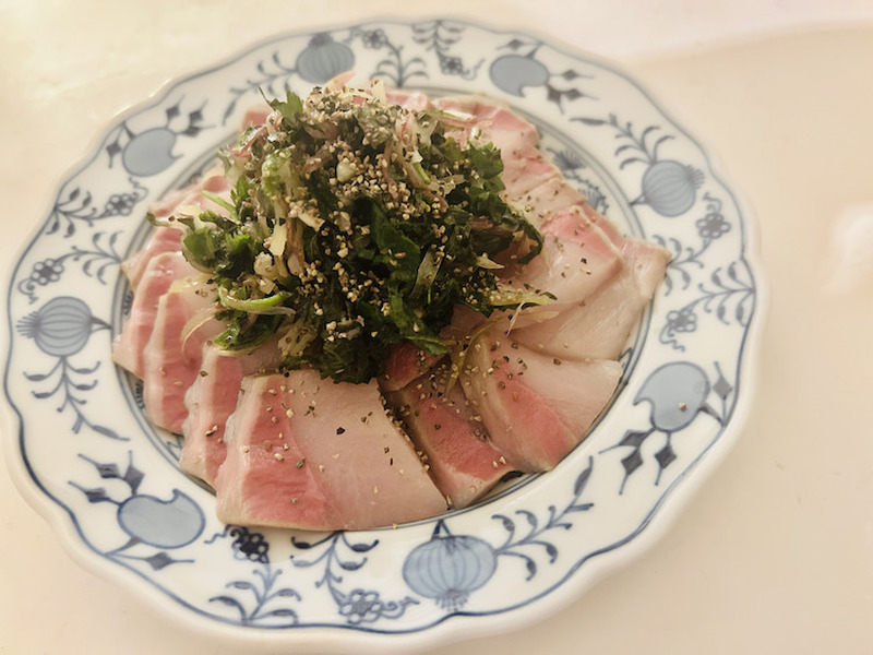 【レシピ】薬味たっぷりで食べる！「かんぱちの塩薬味カルパッチョ」