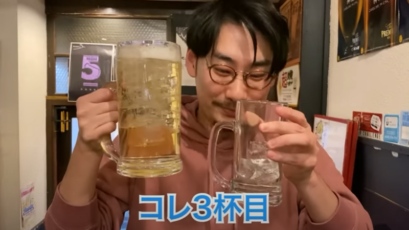 【動画あり】おかわりすればするほどジョッキがデカくなる！？酒飲み歓喜の天ぷら居酒屋「わばる」に行ってきた