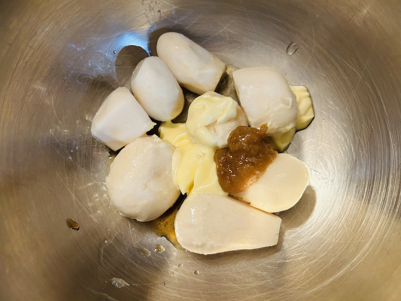 【レシピ】夏にぴったりのさっぱり味！「さといもの梅ポテサラ」