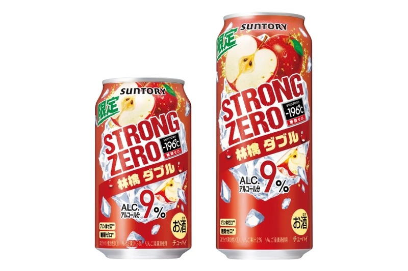 「－１９６C ストロングゼロ〈林檎ダブル〉」が期間限定で新発売！