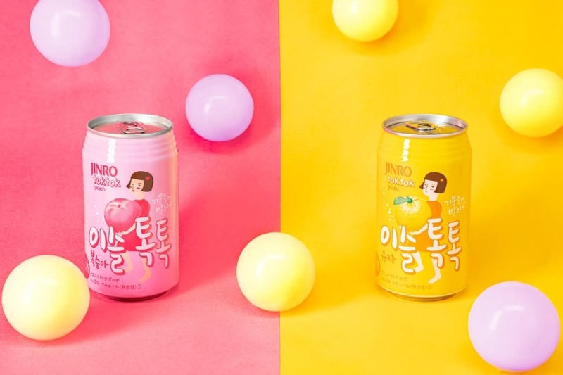 韓国の人気チューハイ「イスルトクトク」の「ピーチ」「ゆず」発売！