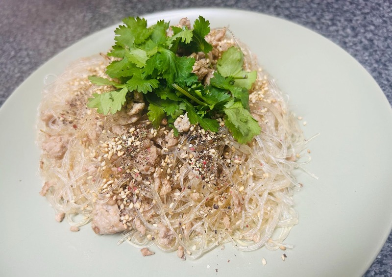 【レシピ】人気の中華おつまみをお手軽に！「豚ひき肉と春雨の炒め煮」