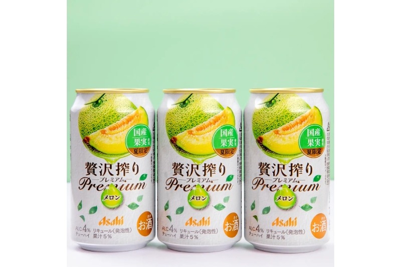 国産メロン果汁5%使用！「アサヒ贅沢搾りプレミアム夏限定国産メロン」発売