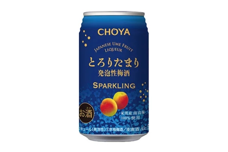 たまり熟成原酒のソーダ割り「CHOYA　とろりたまり発泡性梅酒」販売！