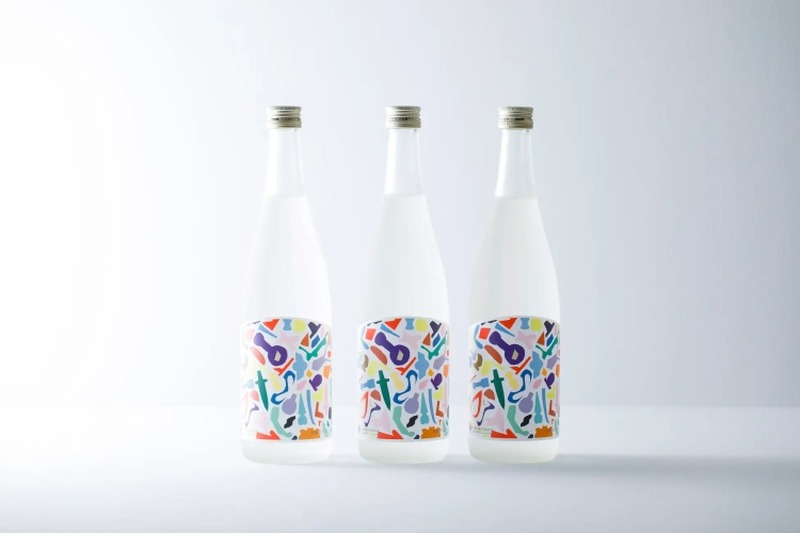 【ギフトに最適なおしゃれなラベル】アートラベルの日本酒「福光屋×HERALBONY 純米吟醸 ドロップス」発売