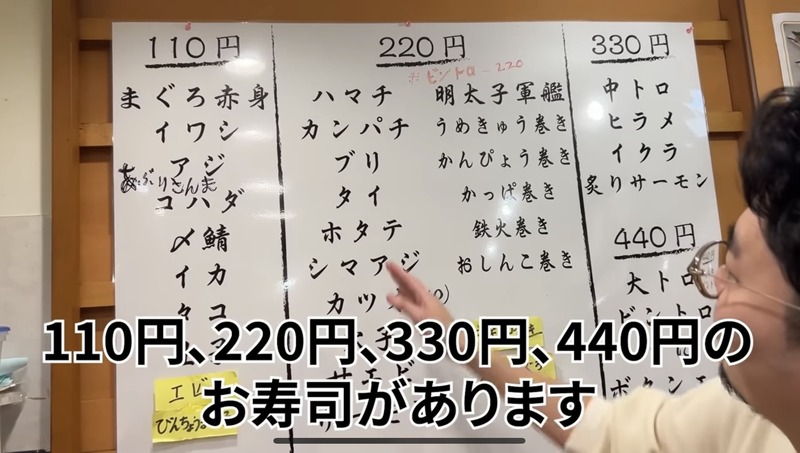 【居酒屋レポ動画】駅から30秒！酒好きのための立ち食い寿司・神田「立ち喰い寿司 大松」に行ってきた