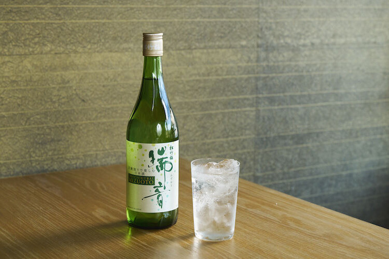 炭酸割りのために開発したという日本酒・「瑞音」。香り・甘さ・ボリューム感すべてが絶妙なバランスに仕上がっています。